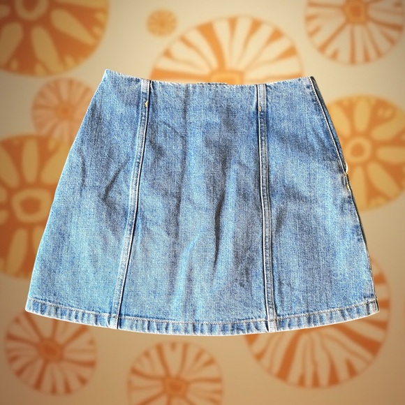 Blue Denim Mini Skirt by Wilfred - Picture 2 of 3